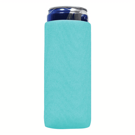 GYTY 1pc Slim Can Cooler Sleeves, Beer/Energy Drink Blank Skinny Premium 12oz, Thermocoolers for 12oz Insulated Collapsible Beverage Holder
