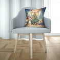 thumbnail image 3 of Merry Christmas Shetland Sheepdog Santa Hat Xmas Tree Winter Holiday Pillow Cushion Double Sided Sheltie Dog Lover Gifts Throw Pillow - 01013, 3 of 4