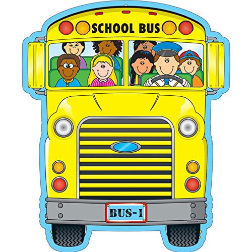 4106 Carson Dellosa School Bus Two-Sided Decoration