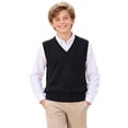 thumbnail image 5 of FASHOFT Boys Sweater Vest School Uniform Sleeveless Sweaters Solid Kids Knit Vest V neck Sleeveless Pullover Sweaters Tops 2-3 Years, 5 of 6