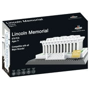 Lincoln Memorial Building Block Set (979 Pieces) Washington D.C. Lincoln Memorial Famous Landmark Series Model for Kids and Adults