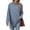1# Blue, variant on TEMOFON Sweaters for Women Long Sleeve Tunic Tops Casual Fall Turtleneck Soft Sweaters With Pocket Loose Pullover Winter Clothes