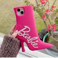 thumbnail image 3 of Shockproof Phone Case Barbie High Heel Pink Phone Case, 3 of 5