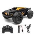 thumbnail image 2 of Coche de juguete Control remoto RC Camión eléctrico de escalada todoterreno de alta velocidad con cargador de luz Niños Regalo para niños, Amarillo Inevent FN000298-01B, 2 of 7
