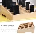 thumbnail image 4 of Organizador de teléfonos móviles de oficina, caja de madera multirejilla temporal, organizador de escritorio para teléfonos móviles para la escuela, el aula y la oficina., 4 of 8
