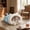 Blue#1158, variant on Semi-Enclosed Pet Bed for Cats and Small Dogs, All Season Cozy Covered Pet House with Thickened Cushion, Soft Durable Low Maintenance Indoor Sleeping Cave
