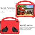 thumbnail image 2 of Dteck Case for Lenovo Tab M10 (TB-X605F) 10.1 Inch, Lenovo Tab P10 10.1" (TB-X705F /TB-X705L),Shockproof EVA Foam Kids Friendly Handle Lightweight Protective Shell Back Cover With Kickstand,Red, 2 of 6