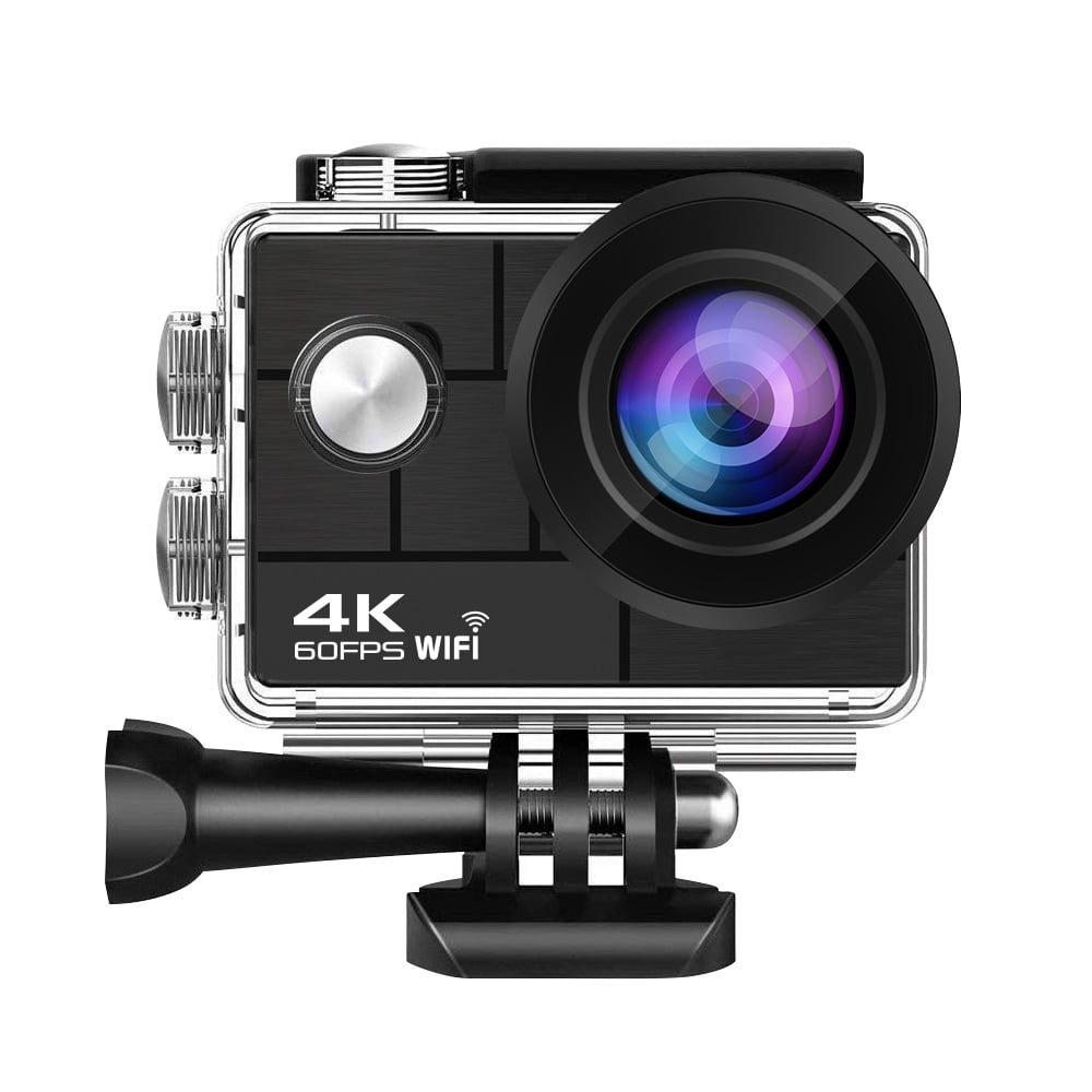 Action Camera, 24MP Wifi Ultra HD 4K 60fps 2.0 inch IPS Screen Sport Helmet Camera 30M, Waterproof Video Recording DV Cameras ,Wide USe