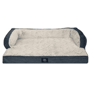 Serta XL Luxury Sleeper Sofa Pet Bed, 43" x 30", Blue