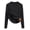 Black, variant on Women' Fleece Sherpa Lined Sweater Mock Neck Long Sleeve Thermal Shirt Fall Winter Fuzzy Knit Jumper Tops