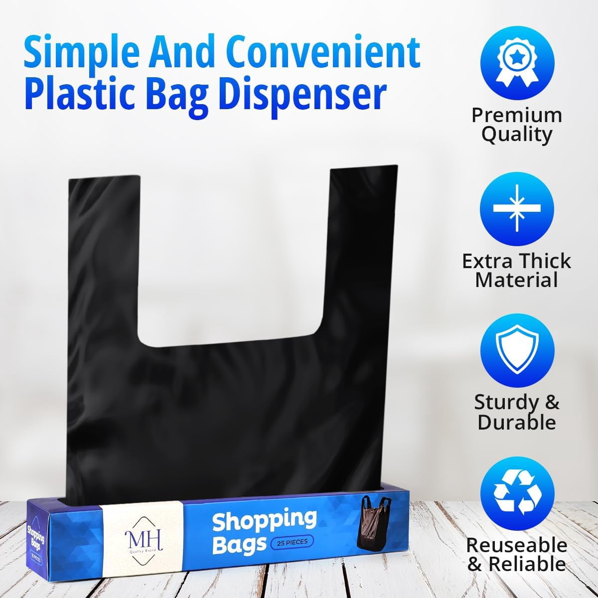 Vielseitige Plastiktüten – 100 Stück, 35,6x40,6 Cm, Extra Dick, Wiederverwendbar Für Geschäft & Geschenke