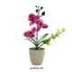 thumbnail image 4 of Matsuzay Flores artificiales en maceta, elegante, duradera, duradera, para interiores o exteriores, nueva flor de simulación Flores artificiales MI, 4 of 6