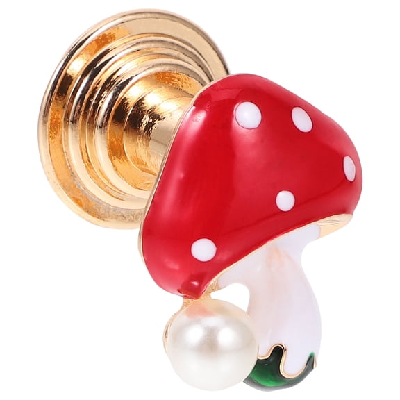 LOLIPPYY Modern Zinc Alloy Cabinet Knob Assorted Color Mushroom Shape Decorative Pull for Dresser and Drawers