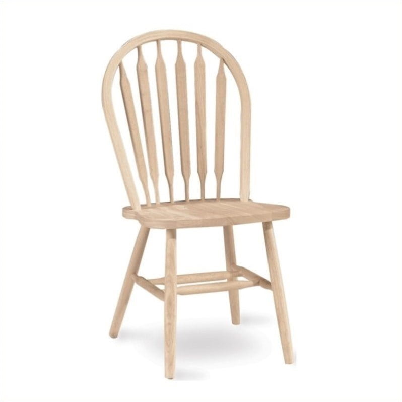 unfinished wood high chair