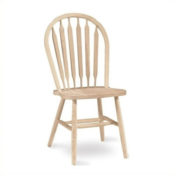 International Concepts Unfinished 37" High Arrowback Dining Chair