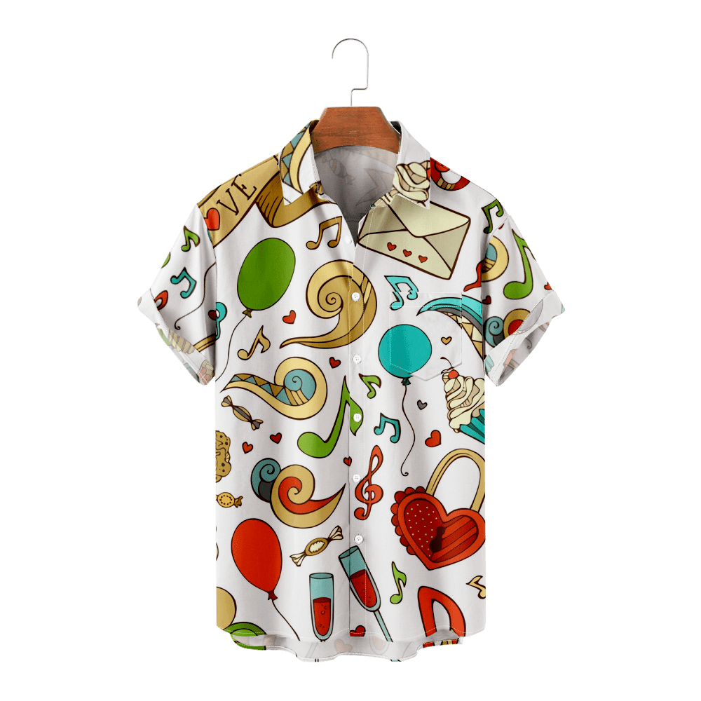 Custom Hawaiian Shirts 3D Printing Shirts Hip Hop Shirts For Boys And Girls