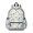 White Cartoon Dinosaurs Figures Pattern, variant on White Dinosaurs Pattern Cute School Backpack with Padded Back and Adjustable Shoulder Straps 13.4"x11"x4.7"