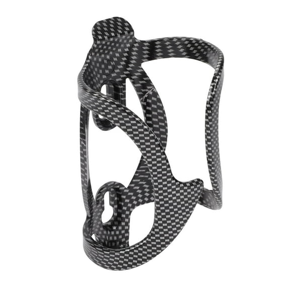 Unique Bargains Bike Bottle Cup Holder Cage Rack Lightweight Durable ABS Plastic Bicycle Drinks Storage Stand for MTB Road Mountain Bike Outdoor Cycling Black Carbon Fiber