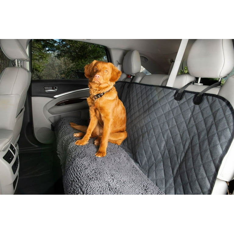 Dirty Dog Car Seat Cover & Hammock Cool Grey Dirty Dog Car Seat Cover & Hammock Cool Grey
