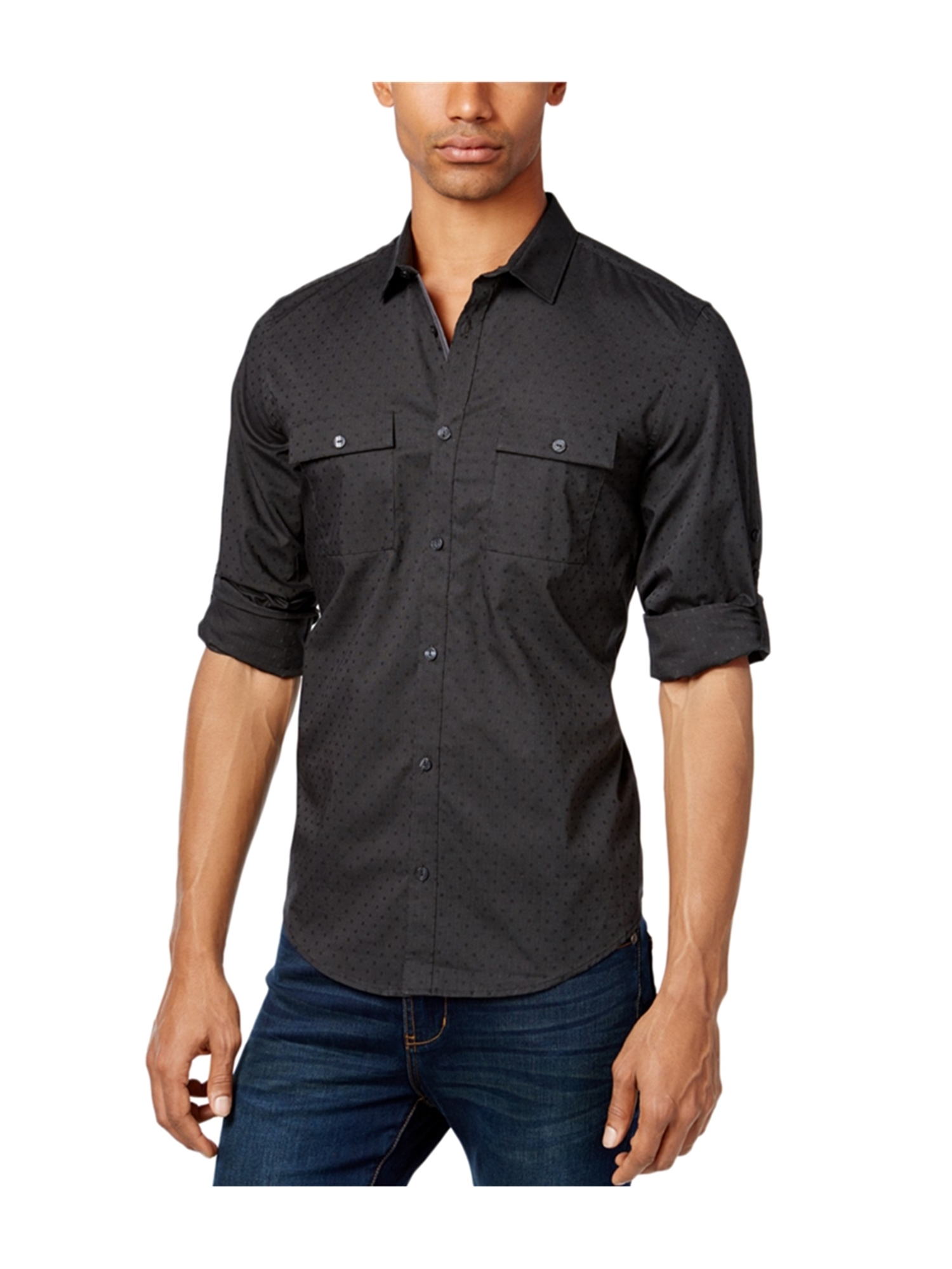 mens 2 pocket long sleeve shirts