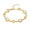 Gold-White, variant on Crystal Heart Cremation Bracelet for Ashes - Stainless Steel Urn Bangles for Pet/Human Ashes - Birthstone Memorial Keepsake Ash Jewelry