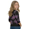thumbnail image 4 of Grblisyd 3/4 Sleeve Shirt for Girls Boys Casual Basic Tees Fall Winter Halloween Crew Neck Tops Blouse 7-8 Years, 4 of 6