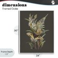 thumbnail image 4 of Stupell Industries Transitional Twin Swallowtails & Greenery White Framed Giclee Art, 24 x 30, by House Fenway, 4 of 8