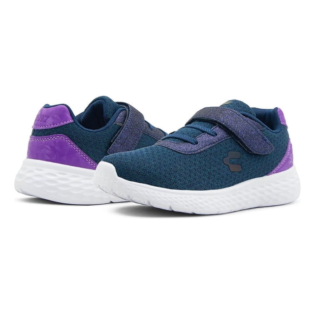 Tenis Charly Sport Kids Niña Cómodos Correr Fiusha/morado azul marino 19