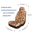 thumbnail image 3 of Uemuo Autumn Fox Pumpkin Lazy Pattern Car Seat Covers for Front Seats Waterproof Seat Covers for Cars, Universal Auto Front Seats Protector Fits for Car-, 3 of 6