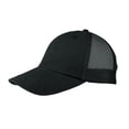 thumbnail image 1 of TopHeadwear Washed Cotton Twill Mesh Adjustable Cap - Black, 1 of 1