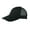 Black, variant on Top Headwear Washed Cotton Twill Mesh Adjustable Cap - Dark Green