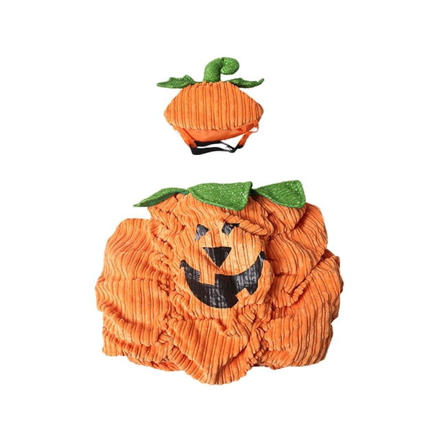 TIELUTT Pumpkin Halloween Hat Cloth for Party Outfits Suitable for Pet Clothes for Medium Dogs Pet Clothes for Medium Dogs Summer Pet Clothes for Medium Dogs Easter Pet Clothes Pet Clothes Rack Small