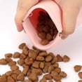 thumbnail image 2 of Bolsa de silicona para golosinas para perros WALLFID con cierre automático, rosa, 2 of 6