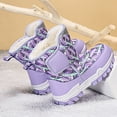 thumbnail image 4 of Otqutp Kids 𝗦now Boots Boy's Girl's Waterproof Cold Weather Classic Camouflage Booties Winter Outdoor Hiking Thicken Shoes, 4 of 6