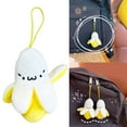 thumbnail image 2 of Banana Plush Keychain Toy Doll for Women Men Kids Handmade Keyring Accessory Backpack Accessories Birthday Gifts, 2 of 15