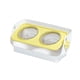 thumbnail image 4 of Comederos para perros y gatos, elevados y estables, 3 alturas ajustables para el cuello en interiores. Amarillo, 4 of 9