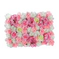 thumbnail image 4 of Panel de Pared de Flores Artificiales Macarena Telón de Fondo de Flores Rosas 40 cm x 60 cm, 4 of 8