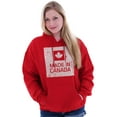 thumbnail image 4 of Made In Canada Patriotic Canadian Unisex Plus Fleece Graphic Hoodie Brisco Brands 2X, 4 of 5