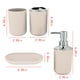 thumbnail image 3 of Accesorios de baño Juego de 4 accesorios de baño con dispensador de jabón, cepillo de dientes, vaso y jabonera., 3 of 6