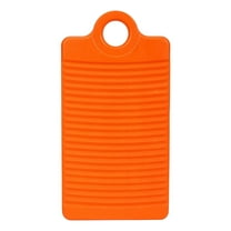 chaungfeng Washing Board, Mini Washboards, Plastic Wash Board for Small Items Cloth, Used in Bathroom Sink Small Basin Lightweight Travelling Small Size 7.08"x12" (Orange)