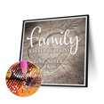 thumbnail image 1 of Cuadros Decorativos Kits de pintura de diamantes redondos completos Love English Calligraphy Drawing Art (E1936) Tmvgtek embutido en tela, 1 of 8
