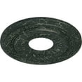 thumbnail image 3 of Ekena Millwork 20 5/8"OD x 6 1/4"ID x 1 3/8"P Lauren Ceiling Medallion (Fits Canopies up to 6 1/4"), Hand-Painted Painted Turtle Crackle, 3 of 6