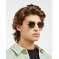 thumbnail image 7 of Hawkers - Polarized Sixgon Drive Gold Green One Size UV400 Unisex Sunglasses, 7 of 7