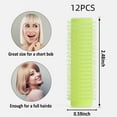 thumbnail image 2 of 12 PCS Small Size Hair Roller-Self Grip Hair Curler Mini Sized Hairdressing Tools, Salon Curly Style for Short Hair, Pack of 12 Small 0.6 Inch (Random Color), 2 of 7