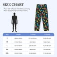 thumbnail image 4 of Lsque Colorful Pineapple Print Men's Pajama Pants, Lounge Pant - Comfortable Home Wear,Elastic Waistband, Stylish Design-X-Large, 4 of 9