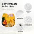 thumbnail image 6 of Lsque The Chicken Family Printed Women's Running Shorts with Liner Pockets,Elastic Quick Dry Workout Athletic Gym Yoga Shorts,Womens High Waist Shorts-Medium, 6 of 9
