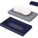 thumbnail image 1 of ¡El jabón no está incluido! Se vende solo en caja Juego de 2 jaboneras de primera calidad con barra autodrenante, flexibles y duraderas, fáciles de limpiar, para la ducha, 1 of 5