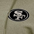 thumbnail image 2 of Women's Antigua  Olive San Francisco 49ers Justice Pullover Hoodie, 2 of 2