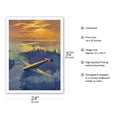 thumbnail image 2 of The Dawn of a New Age - Illustration for a 1939 - Vintage Calendar Page by Ruehl Heckman c.1939 - Bamboo Fine Art 290gsm Paper Print (Unframed) 24x32in, 2 of 4