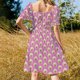 thumbnail image 5 of Vestido playero de manga corta Trixie Mattel para mujer, 5 of 7